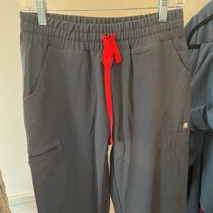 Gray Figs high waisted scrub pants